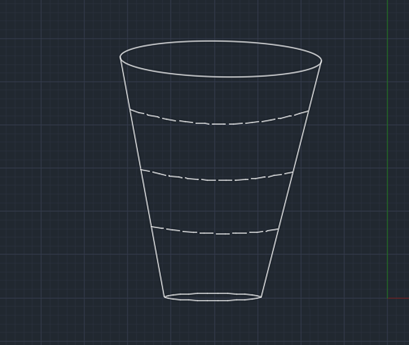 CAD绘制漏斗平面图的教程