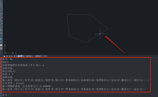 CAD中为什么多条线无法合成为一条多段线？怎么办？