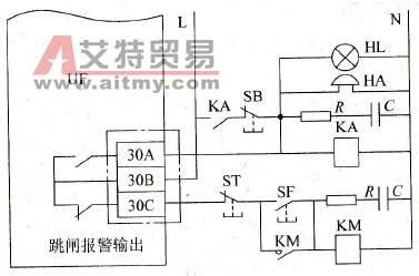 报警端子的应用电路