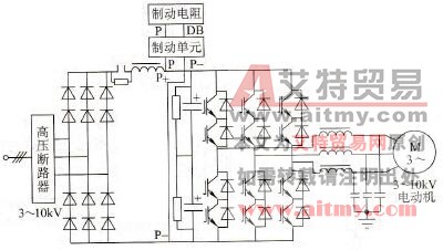 直接串联IGBT高压变频器主电路结构