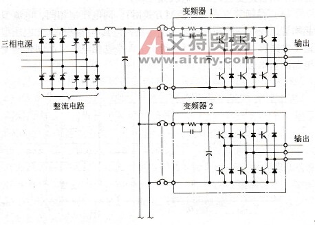 共用直流电源的逆变电路