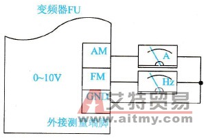 检测仪表与变频器之间的连接方法