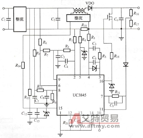 由UC3854构成的APFC整流器