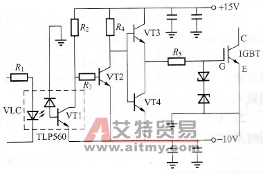 分立器件构成的IGBT驱动电路