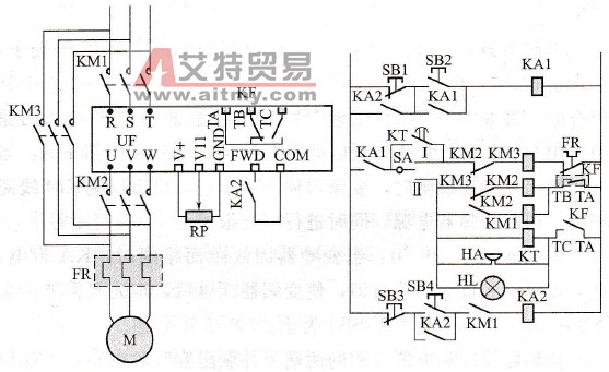电动机工频／变频切换线路