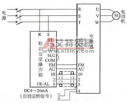 联动设定操作箱外部接线