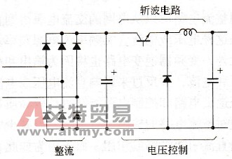 带斩波器的二极管整流电路