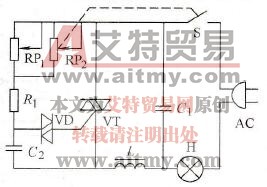 调光台灯的典型电路