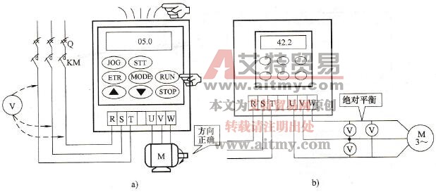 变频器的通电试验 变频器的通电试验
