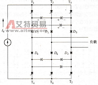三相电压型晶闸管逆变电路