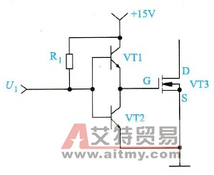 变频器中场效应管的典型驱动电路