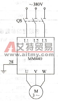 变频调速系统电气图