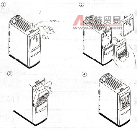   更换键盘操作器的四个步骤