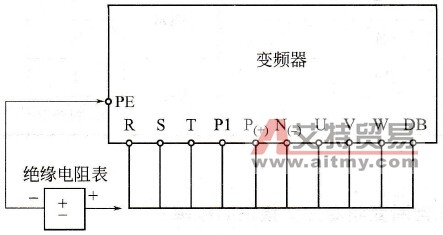 变频器绝缘电阻测试接线图