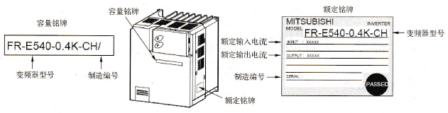 变频器铭牌