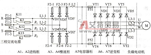 6SC3716-6FG03-Z变频器主电路原理简图