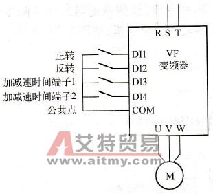 加减速时间切换外部接线图