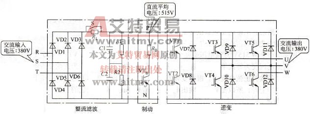 低压变频器主电路结构