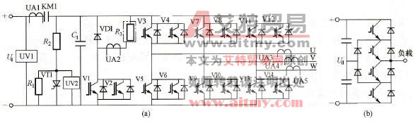 牵引逆变器主电路典型结构