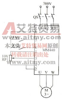 外接模拟信号给定时的原理图