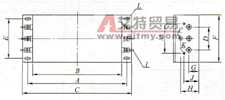 EM1滤波器外形尺寸