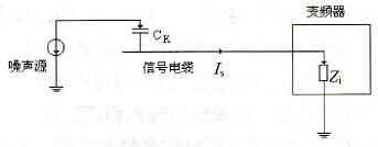 变频器作为噪声接收器等效电路图