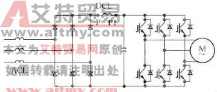 接有ACL和DCL的变频器电路