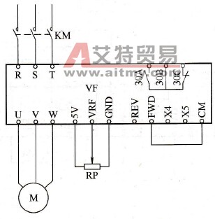 正转运行的基本电路