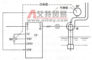  恒压供水系统接线示意图