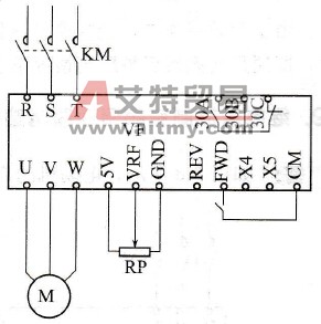 正转运行的基本电路