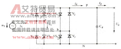 采用晶闸管的可逆整流器