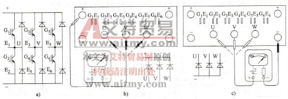 逆变桥的粗测