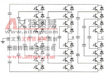 飞跨电容钳位型5电平变换电路