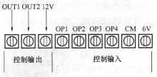 图1-102LT1000系列络筒机专用变频器控制端排列图