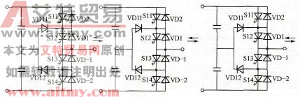 电流流动方向