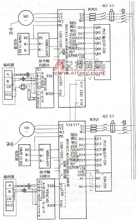 主起升机构变频调速原理图