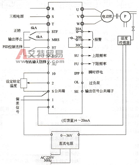 变频器接线图