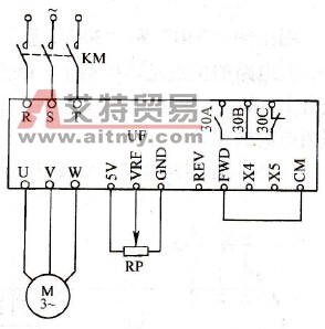 正转运行的基本电路