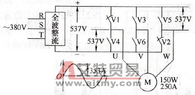 逆变器件承受的电压和电流