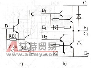 电力晶体管的内部电路