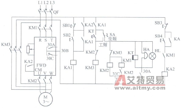 手动控制切换电路