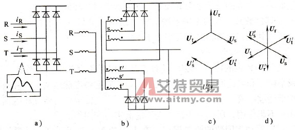 三相全波整流电路