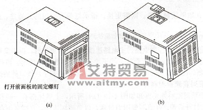 W500系列变频器金属外壳拆卸图