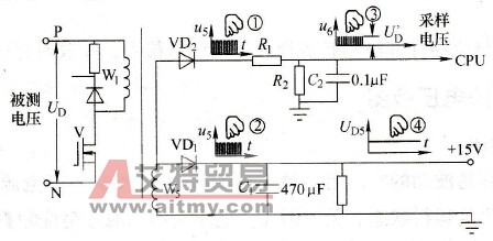  直流电压的间接采样