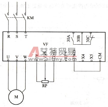 正转运行的基本电路