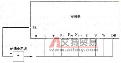 变频器绝缘电阻测试接线图