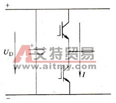 逆变桥臂直通