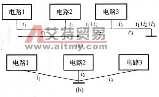 电路部件的一点接地