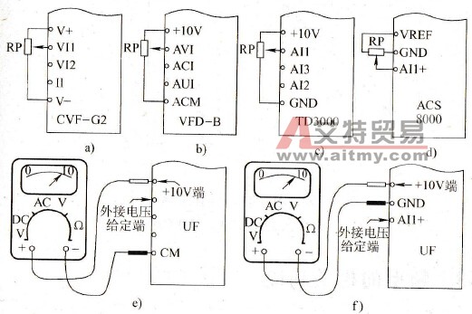 变频器的外接电压给定电路