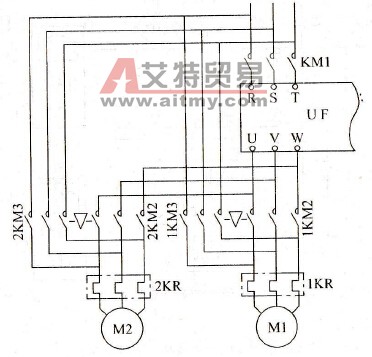 1控2主电路
